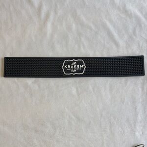 Black Spiced Rum Bar Mat - Black